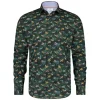 A Fish Named Fred Aeroplane Shirt in Dark Green