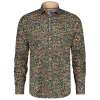 A Fish Named Fred Tree Trunk Shirt in Burnt Orange