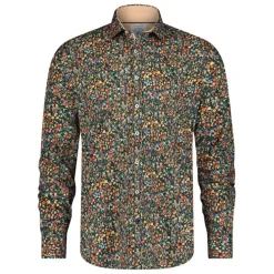 A Fish Named Fred Tree Trunk Shirt in Burnt Orange