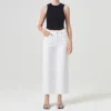 AGOLDE Harper Cropped Jeans in Sour Cream