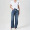 AGOLDE Harper Straight Leg Jeans (Stretch) in Fix