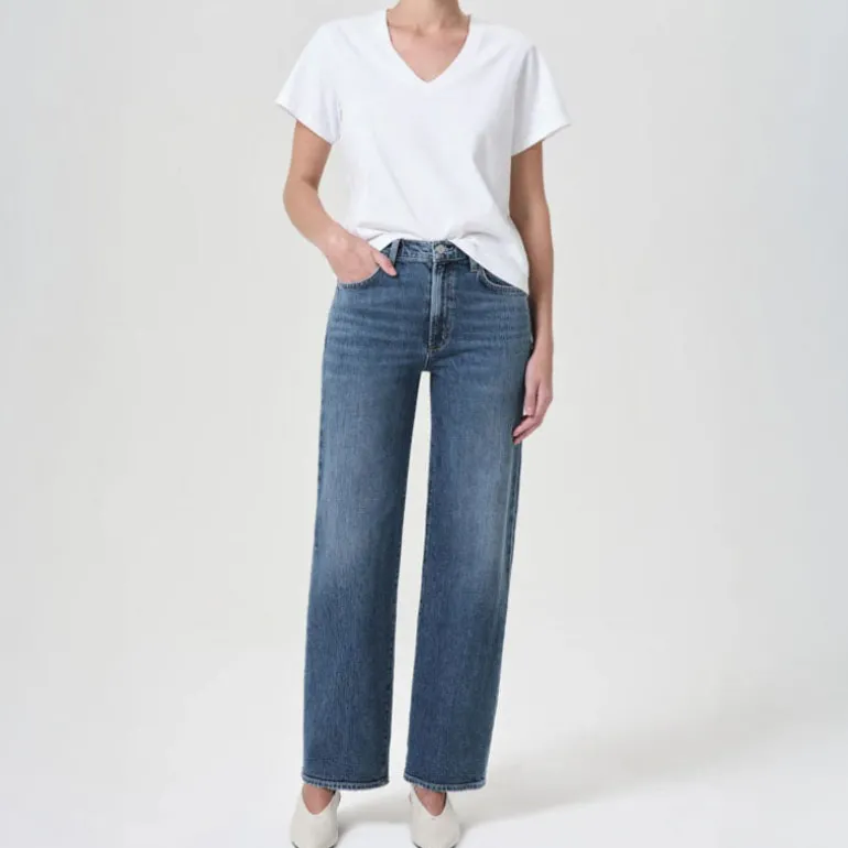 AGOLDE Harper Straight Leg Jeans (Stretch) in Fix