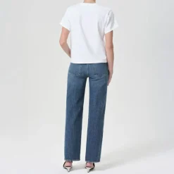 AGOLDE Harper Straight Leg Jeans (Stretch) in Fix