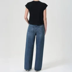 AGOLDE Low Slung Baggy Jeans in Essence