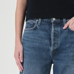 AGOLDE Low Slung Baggy Jeans in Essence