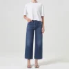 AGOLDE Ren High Rise Wide Leg Jeans in Control