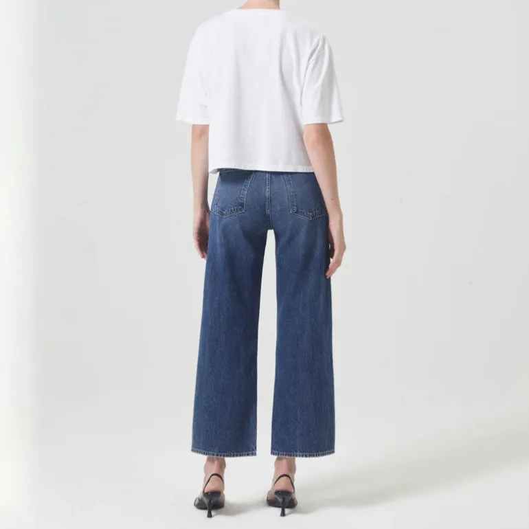 AGOLDE Ren High Rise Wide Leg Jeans in Control