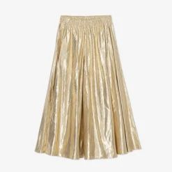 ALYSI Light Shiny Skirt in Gold