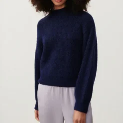 AMERICAN VINTAGE East Jumper in Navy Melange