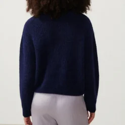 AMERICAN VINTAGE East Jumper in Navy Melange