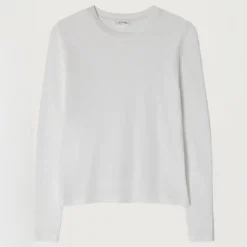 AMERICAN VINTAGE Gamipy Long Sleeve Top in White