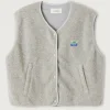 AMERICAN VINTAGE Hoktown Fleece in Polar Melange
