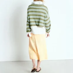 AMERICAN VINTAGE Raxow Jumper in Crystal Stripes Rim