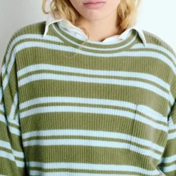AMERICAN VINTAGE Raxow Jumper in Crystal Stripes Rim
