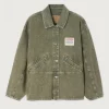 AMERICAN VINTAGE Uzatown Shirt in Khaki