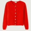 AMERICAN VINTAGE Vitow Cardigan in Strawberry