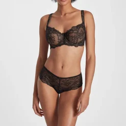 AUBADE Danse des Sens Comfort Half Cup Bra in Black