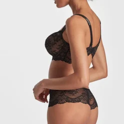 AUBADE Danse des Sens Comfort Half Cup Bra in Black
