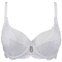 AUBADE Flowermania Shoulder Full Cup Bra in White