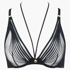 AUBADE Sumptuous Waves U/W Triangle Bra in Smoky Attraction