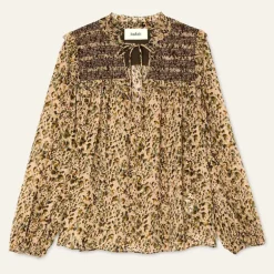 BA&SH Capucine Blouse in Ecru