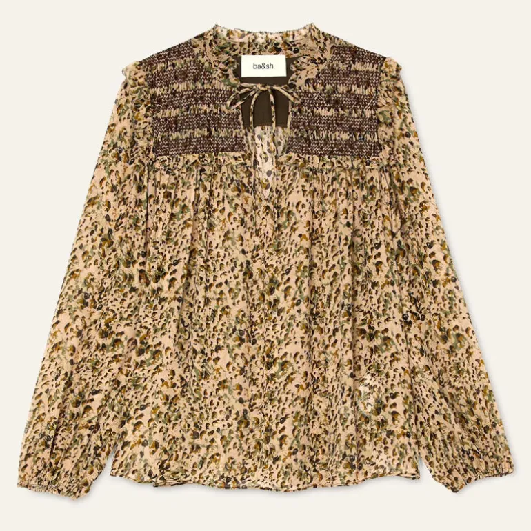 BA&SH Capucine Blouse in Ecru
