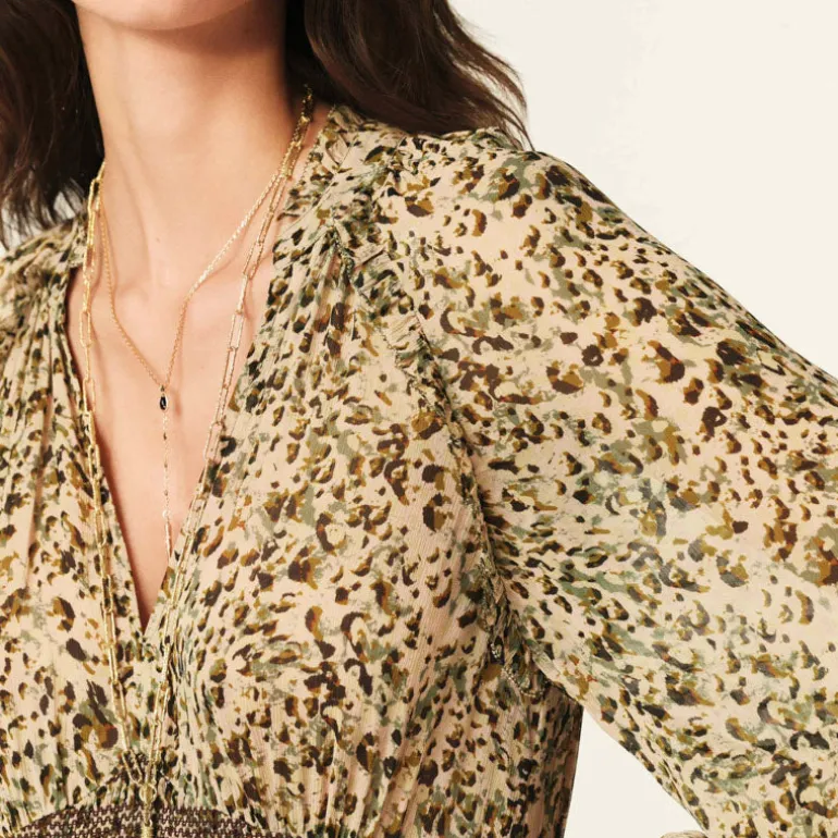 BA&SH Coraly Dress in Ecru
