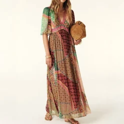 BA&SH Fanta Dress in Multicolour