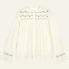 BA&SH Suzanna Shirt in Ecru