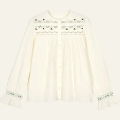 BA&SH Suzanna Shirt in Ecru
