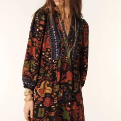 Ba&Sh Valley Dress in Noir
