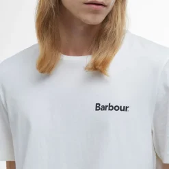 BARBOUR Barbour Homelane Relaxed Fit T-Shirt in Whisper White