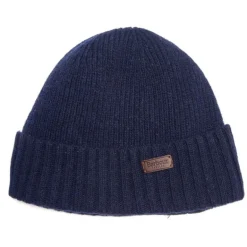 Barbour Carlton Beanie Hat in Navy | Collen & Clare