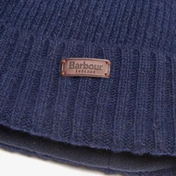Barbour Carlton Beanie Hat in Navy | Collen & Clare