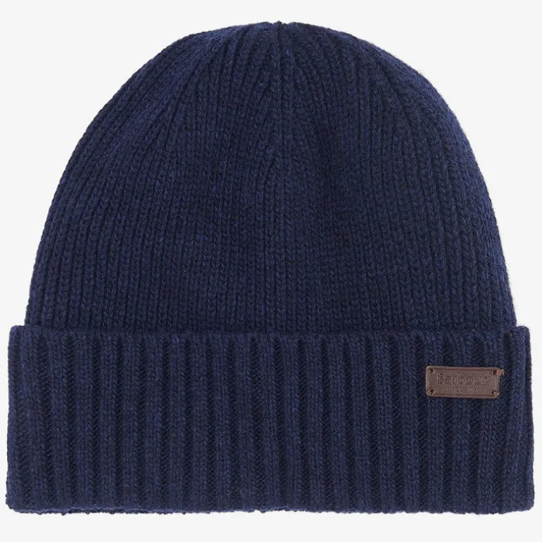 Barbour Carlton Beanie Hat in Navy | Collen & Clare