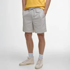 BARBOUR Cotton Linen Relaxed Short in Mist