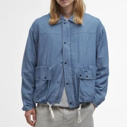 BARBOUR Durham Chambray Casual Jacket in Chambray