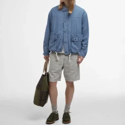 BARBOUR Durham Chambray Casual Jacket in Chambray