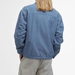 BARBOUR Durham Chambray Casual Jacket in Chambray