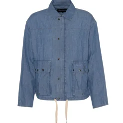 BARBOUR Durham Chambray Casual Jacket in Chambray