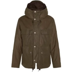 Barbour Durham Re-engineered Wax Jacket in Beech