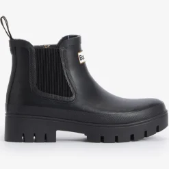Barbour Halton Chelsea Welly Boots in Black