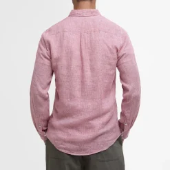 BARBOUR Linton Tailored Shirt in Red Spice