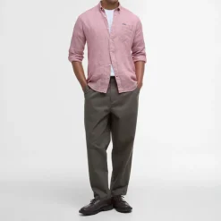 BARBOUR Linton Tailored Shirt in Red Spice