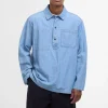BARBOUR Markham Chambray Smock Shirt in Chambray