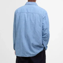 BARBOUR Markham Chambray Smock Shirt in Chambray
