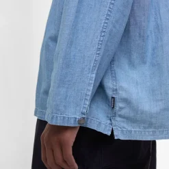 BARBOUR Markham Chambray Smock Shirt in Chambray