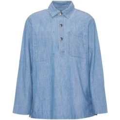 BARBOUR Markham Chambray Smock Shirt in Chambray