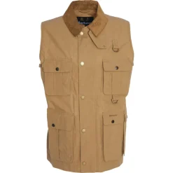 BARBOUR Modified Transport Vest in Golden Khaki