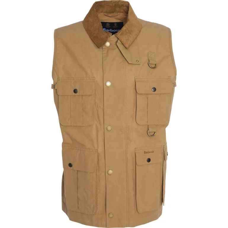 BARBOUR Modified Transport Vest in Golden Khaki